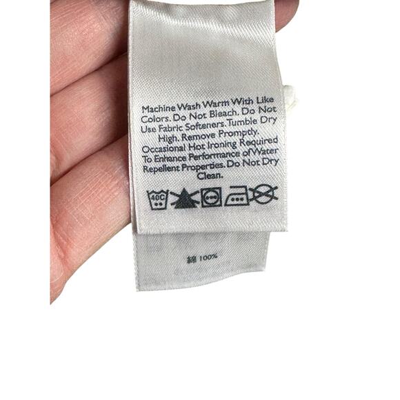 Vtg Eddie Bauer Heritage Expedition Bush Shirts Tan‎ & White (Cream) Size Tall L - Picture 6 of 12